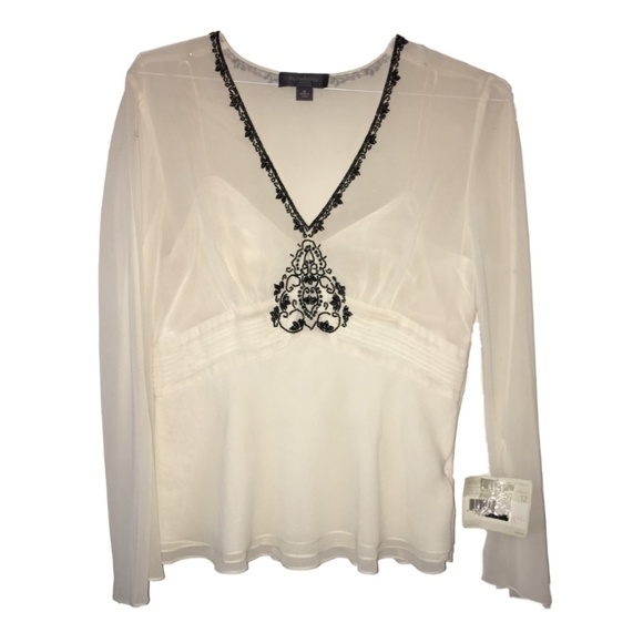 Liz Claiborne Tops - Liz Claiborne Blouse w/ Cami - Size 12 - NWT